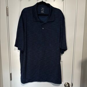 Haggar Cool 18 Pro Men's Navy Polo Shirt
